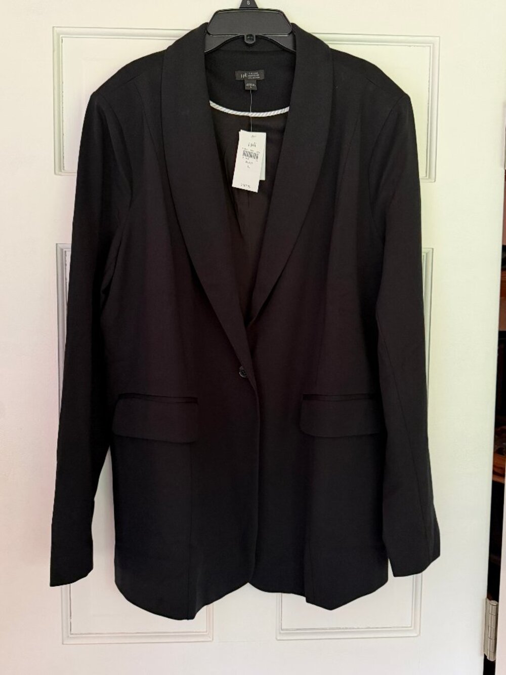 J. Jill Black Single Breasted Blazer